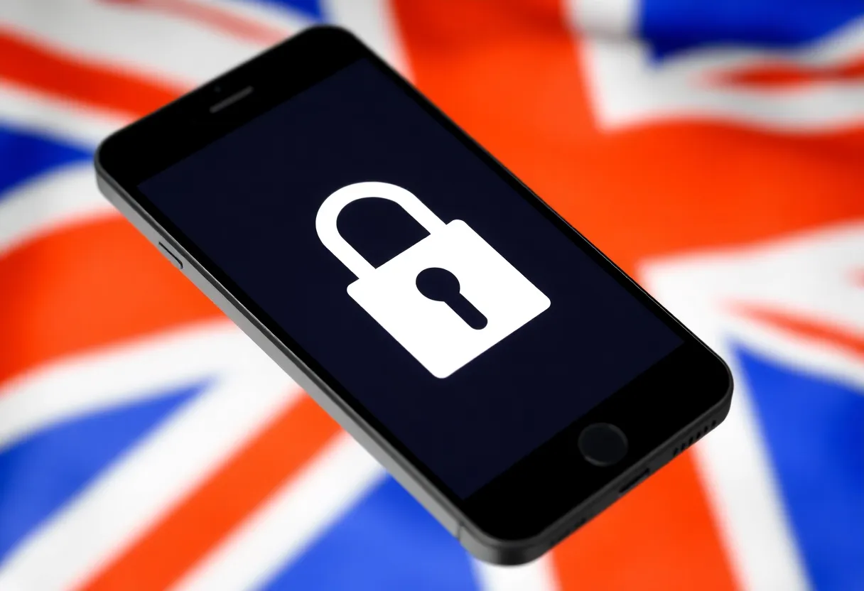 Illustration of smartphone security concerns due to Apple's data protection changes