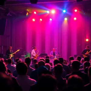 Musicians performing at a concert in Cleveland