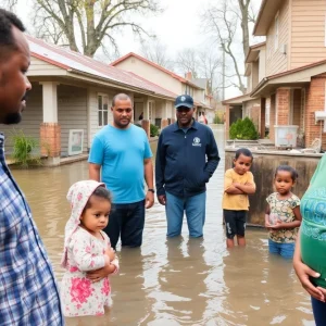 Detroit residents coping with flooding damage