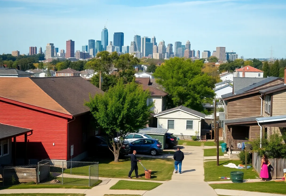 Diverse neighborhoods in Detroit illustrating economic disparity