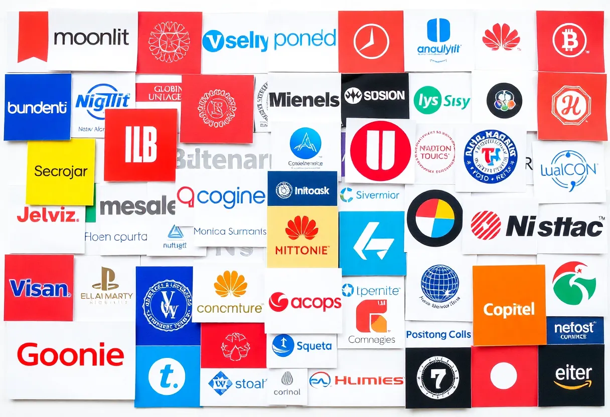 Collage of top admired companies including Apple, Microsoft, and Amazon