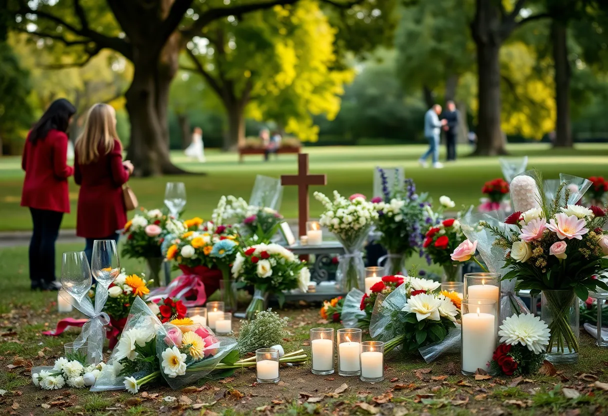 Memorial gathering in Cincinnati for two remarkable women.