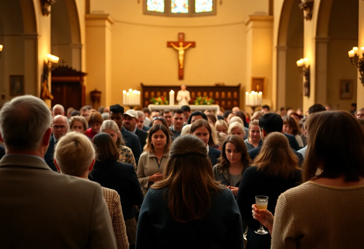 Detroit community at Ash Wednesday service marking Archbishop Vigneron's retirement