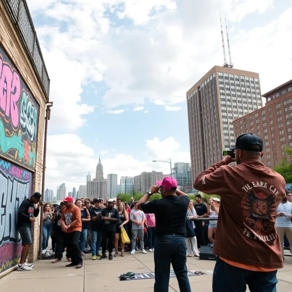 Detroit Diamond performing on stage with vibrant crowd