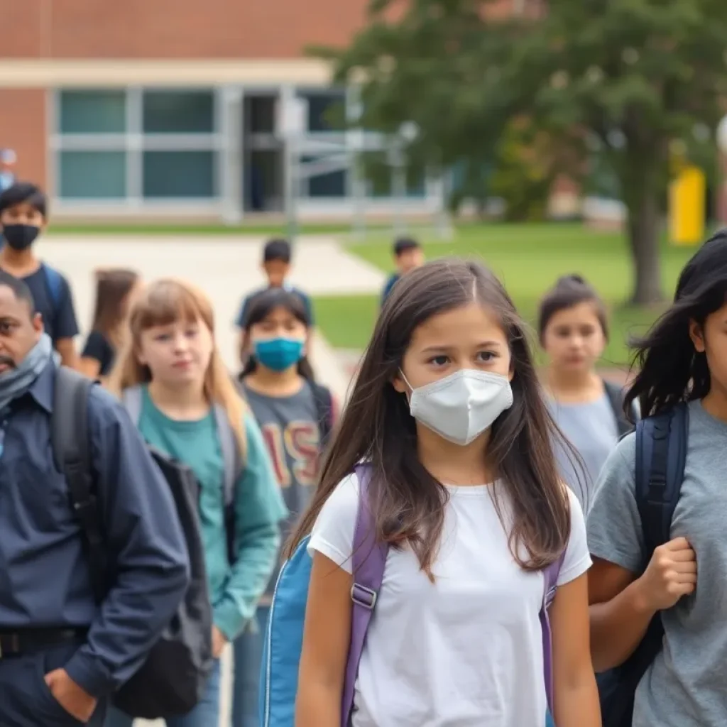 Western International High School safety response scene