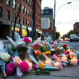 Community memorial for a tragedy in Detroit