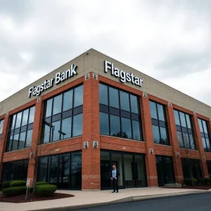 Flagstar Bank corporate office building in Troy, Michigan