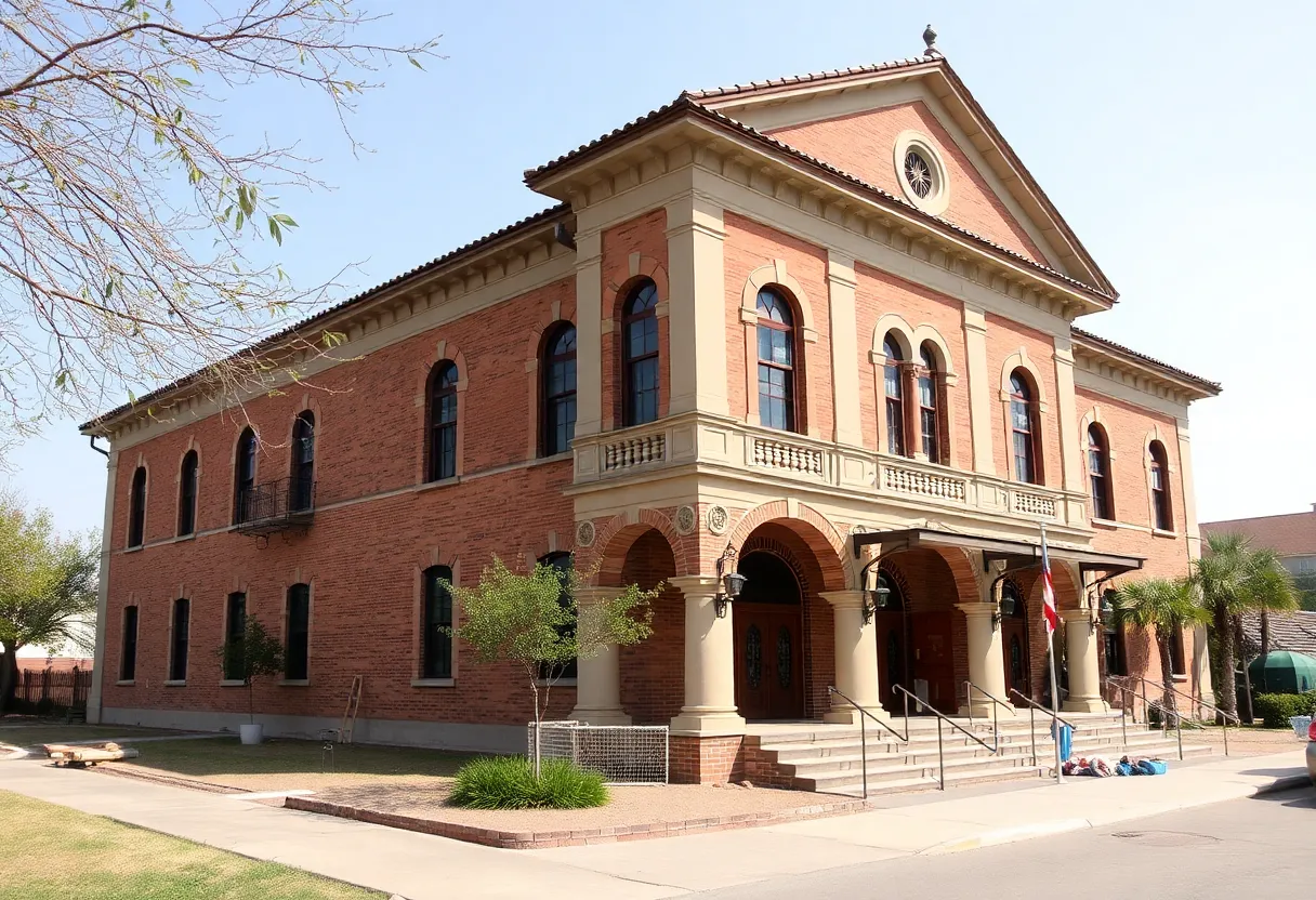 Image of the historic Higginbotham School in Detroit