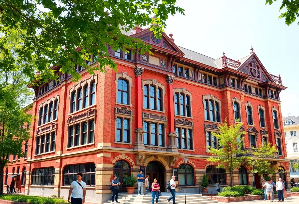 Historic building in Michigan recently added to the National Register.