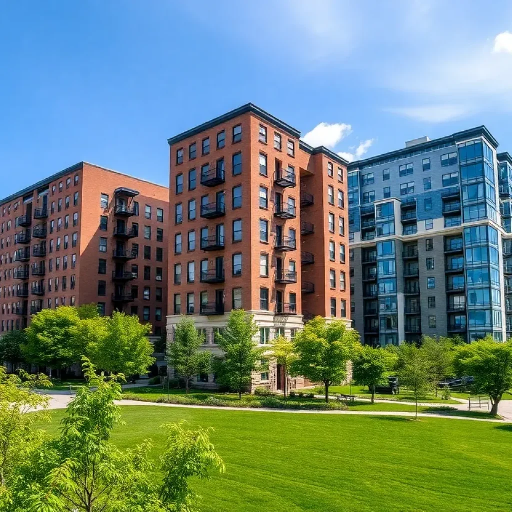 Rendering of the redevelopment project at Parkside Homes in Detroit