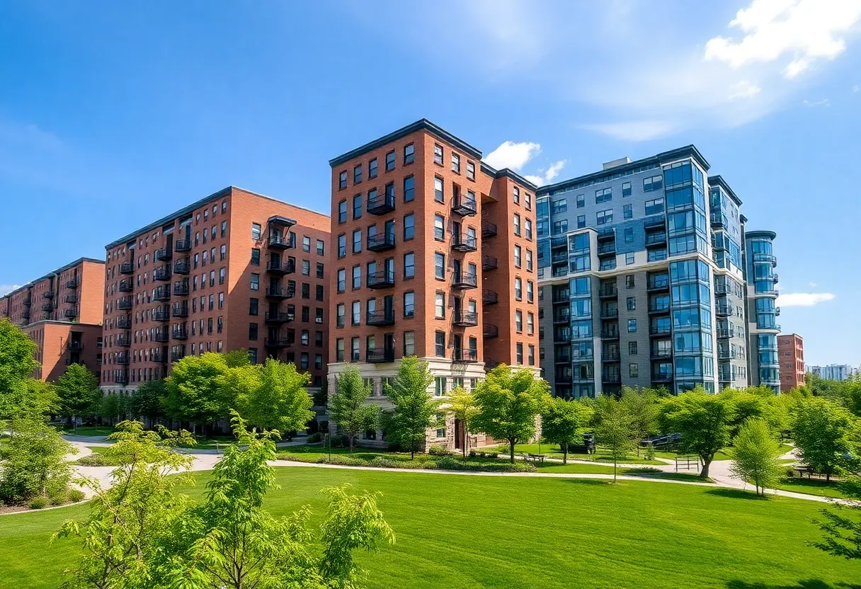 Rendering of the redevelopment project at Parkside Homes in Detroit