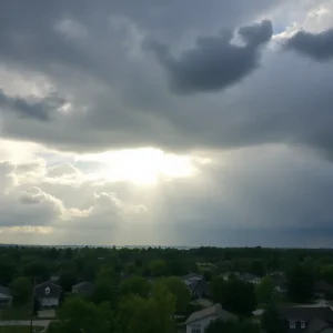 Changing weather in Southeast Michigan with clouds and sunshine