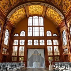 Interior of The Treasury wedding venue in Pontiac